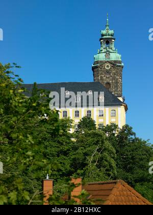 Castello Heidecksburg A Rudolstadt, Turingia, Germania Foto Stock