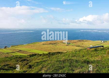 Vista panoramica dell'Irlanda - la penisola di Dingle Foto Stock