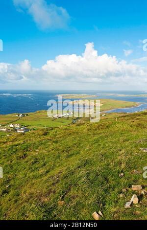 Vista panoramica dell'Irlanda - la penisola di Dingle Foto Stock