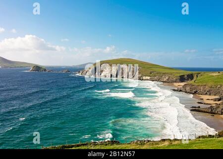 Vista panoramica dell'Irlanda - la penisola di Dingle Foto Stock