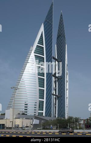 World Trade Center Complex, Manama, Regno Del Bahrain, Golfo Persico Foto Stock