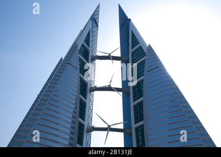 World Trade Center Complex, Manama, Regno Del Bahrain, Golfo Persico Foto Stock