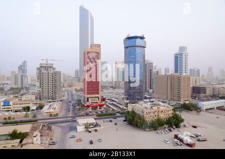 Downtown, Kuwait City, Penisola Araba, Asia Occidentale Foto Stock