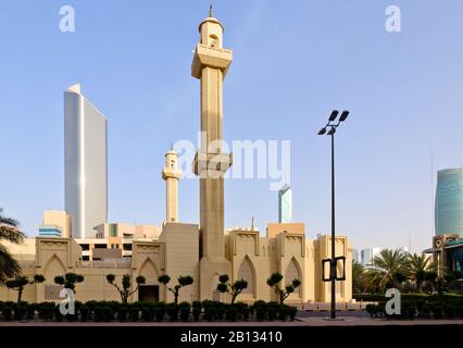 Moschea, Kuwait City, Penisola Araba, Asia Occidentale Foto Stock