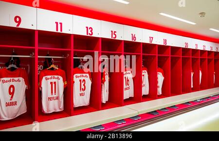 Cabina armadio del FC Red Bulls Salzburg Foto Stock