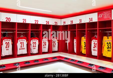 Cabina armadio del FC Red Bulls Salzburg Foto Stock