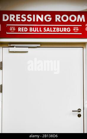 Cabina armadio del FC Red Bulls Salzburg Foto Stock