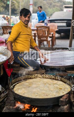 Street scene, Nuova Delhi, India, Asia. Foto Stock