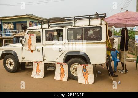 Medicina di erbe per tutti gli scopi, Ghana Foto Stock