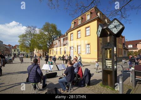 Wittumspalais Am Theaterplatz, Weimar, Turingia, Germania Foto Stock