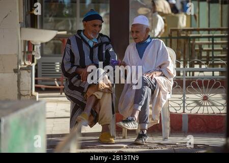 Gli uomini marocchini, Marocco Foto Stock