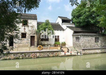 Changzhou Qingguo Lane, Jiangsu, Cina, è stato costruito nella Dinastia Ming, una famosa destinazione turistica. Foto Stock