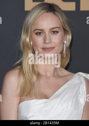 Brie Larson arriva al 51st NAACP Image Awards che si è tenuto al Pasadena Civic Auditorium di Pasadena, CA sabato 22 febbraio 2020. (Foto di Slanlee B. Mirador/Sipa USA) Foto Stock