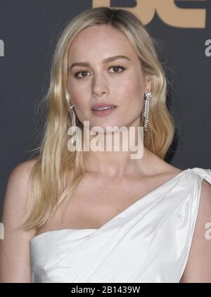 Brie Larson arriva al 51st NAACP Image Awards che si è tenuto al Pasadena Civic Auditorium di Pasadena, CA sabato 22 febbraio 2020. (Foto di Slanlee B. Mirador/Sipa USA) Foto Stock