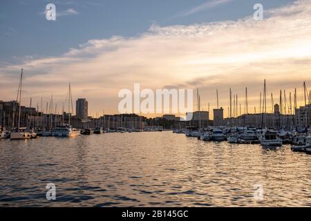 Port, Marseille, Francia Foto Stock