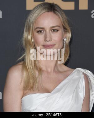 Brie Larson arriva al 51st NAACP Image Awards che si è tenuto al Pasadena Civic Auditorium di Pasadena, CA sabato 22 febbraio 2020. (Foto di Slanlee B. Mirador/Sipa USA) Foto Stock