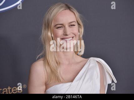 Brie Larson arriva al 51st NAACP Image Awards che si è tenuto al Pasadena Civic Auditorium di Pasadena, CA sabato 22 febbraio 2020. (Foto di Slanlee B. Mirador/Sipa USA) Foto Stock