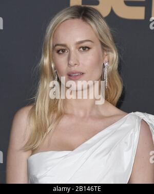 Brie Larson arriva al 51st NAACP Image Awards che si è tenuto al Pasadena Civic Auditorium di Pasadena, CA sabato 22 febbraio 2020. (Foto di Slanlee B. Mirador/Sipa USA) Foto Stock