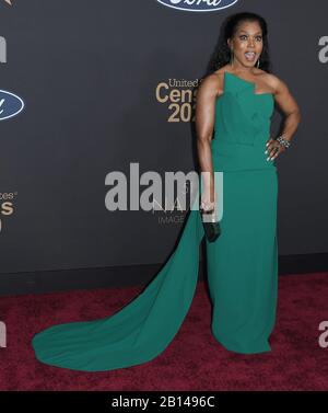 Angela Bassett arriva al 51st NAACP Image Awards che si è tenuto presso il Pasadena Civic Auditorium di Pasadena, CA sabato 22 febbraio 2020. (Foto di Slanlee B. Mirador/Sipa USA) Foto Stock