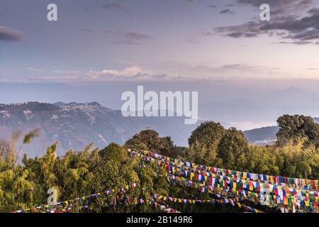 himalaya montagna Darjeeling, India Foto Stock