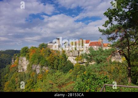 A Hohnstein Burg - castello Hohnstein 03 Foto Stock