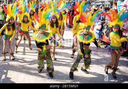 SITGES BARCELONA 2020/ CARNAVAL DE SITGES RÚA INFANTIL 23/02/200 Foto Stock