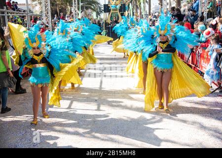 SITGES BARCELONA 2020/ CARNAVAL DE SITGES RÚA INFANTIL 23/02/200 Foto Stock