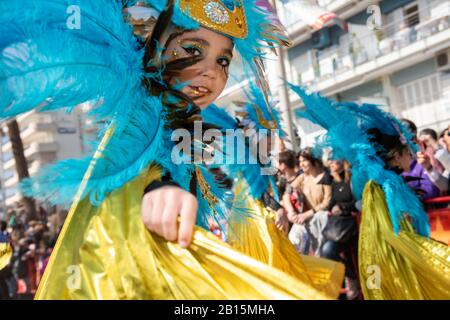 SITGES BARCELONA 2020/ CARNAVAL DE SITGES RÚA INFANTIL 23/02/200 Foto Stock