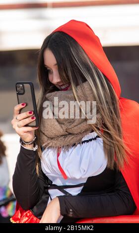 SITGES BARCELONA 2020/ CARNAVAL DE SITGES RÚA INFANTIL 23/02/200 Foto Stock