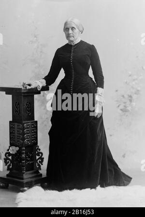 Susan B. Anthony, Susan B. Anthony (1820 – 1906) riformista sociale americano e attivista per i diritti delle donne che hanno svolto un ruolo fondamentale nel movimento a suffragio femminile. Foto Stock