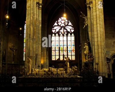 Sant. Vitus cattedrale, Praga. Repubblica Ceca Foto Stock
