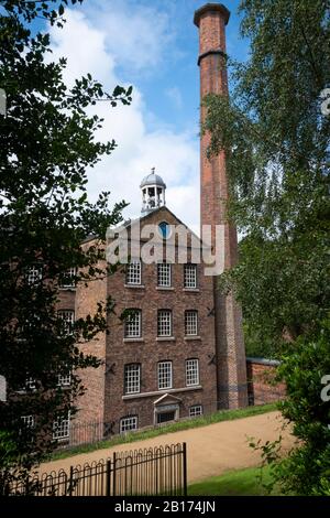 Mulino di cava (noto anche come Styal Mill) in Styal, Cheshire, Inghilterra, Foto Stock