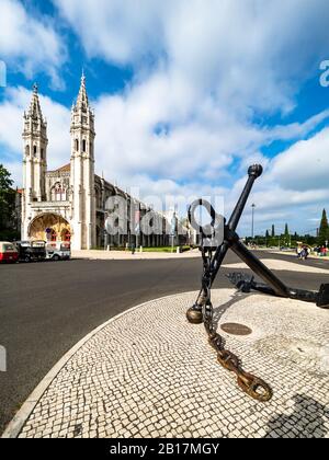 Portogallo, Lissabon, , Bélem, Unesco Weltkulturerbe, Hieronymus-Kloster, Mosteiro Dos Jeronimos, Marinemuseum Foto Stock