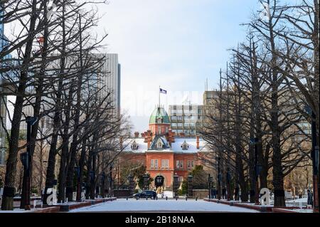 L'edificio storico era l'ex edificio dell'Ufficio governativo di Hokkaido Foto Stock