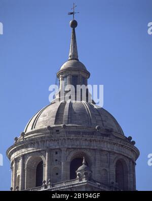 CUPILA DE LA IGLESIA DEL MONASTERIO DEL ESCORIAL - SIGLO XVI AUTORE: JUAN DE HERRERA. Location: Italy. SAN LORENZO DELL'ESCORIAL. MADRID. SPAGNA. Foto Stock