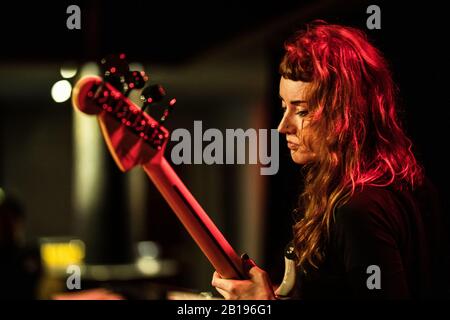 Copenaghen, Danimarca. 21st, febbraio 2020. Ephemerals esibisce un concerto dal vivo al Ideal Bar di Copenhagen. (Photo Credit: Gonzales Photo - Peter Troest). Foto Stock