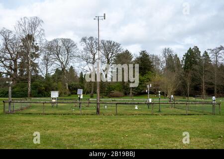 Alice Holt Forest Research Station in Hampshire, Inghilterra, Regno Unito, specializzata in scienze forestali e degli alberi Foto Stock