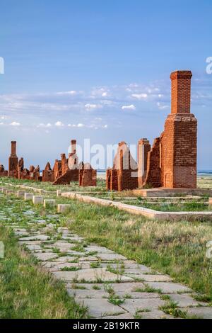 Post Officers' Quarti, Fort Unione monumento nazionale, Watrous, Nuovo Messico USA Foto Stock