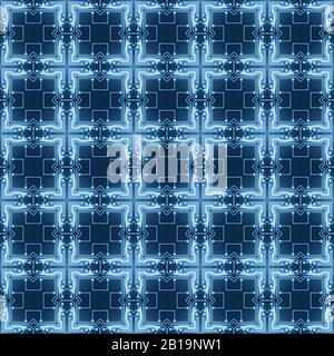 Scheda A Circuito Stampato Seamless Pattern, Digital Background. Illustrazione Della Scheda Madre Hardware Futuristica Creativa. Tecnologia Dell'Informazione, Commercio High-Tech Foto Stock