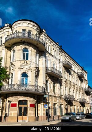 Edifici nel centro della città di Astrakhan, Russia Foto Stock