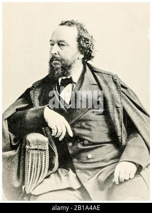 Bayard Taylor (1825-1878), americano, scrittore di viaggio, ritratto di Hattie Tyng Griswold, 1898 Foto Stock