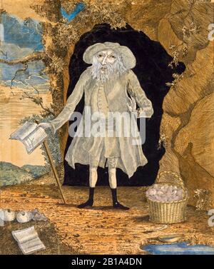 Benjamin (1681-1759), Abolizionista, riformatore quaker, stampa di Henry Dawkins, copia dopo, William Williams Sr, circa 1760 Foto Stock