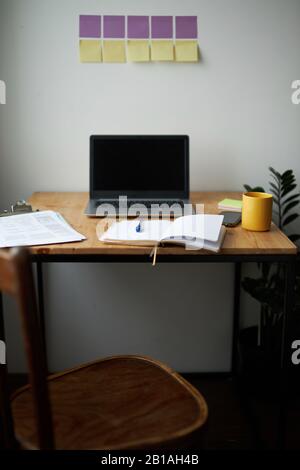 posto per studing. foto di primo piano, tempo di cena, tempo libero, tempo libero Foto Stock