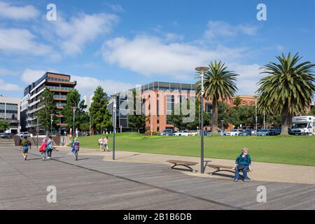 Lungomare Promenade, Geelong, Grant County, Victoria, Australia Foto Stock