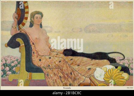 Fritz Erler Windstille. Foto Stock