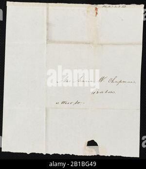 Da Anne Warren Weston A Maria Weston Chapman; Venerdì 16 Novembre 1838 P2. Foto Stock