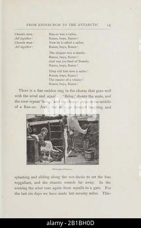 Da Edimburgo a l'Antartide. L'artista note e schizzi durante il Dundee spedizione in Antartide di 1892-93 (pagina 147) Foto Stock