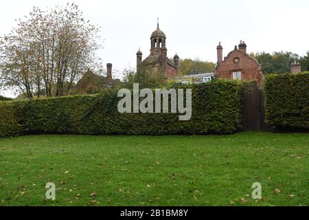 Keele University Clock House, Keele, Staffordshire, Inghilterra, Regno Unito Foto Stock