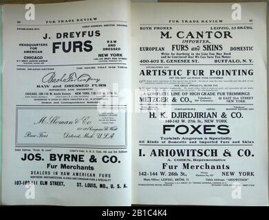 Fur Trade Review Novembre 1914 (14). Foto Stock