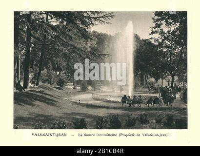 G.-L. Arlaud-recueil Vals Saint Jean-source intermittente. Foto Stock